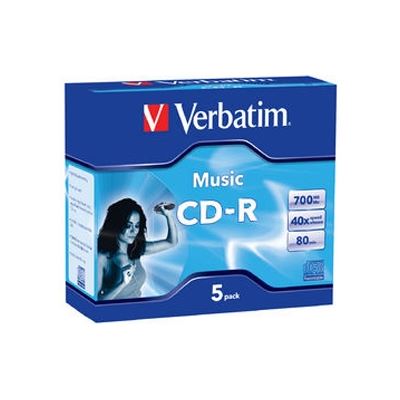 Verbatim CD-R 80Min 5Pk Audio 40x (62620)
