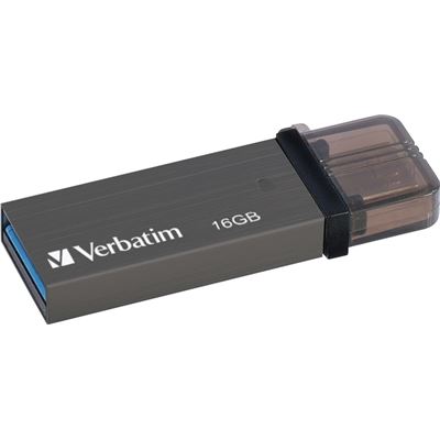 Verbatim Store'n'Go OTG Titanium USB 3.0 Drive 16GB (64496)