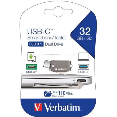 Verbatim OTG TYPE INCIN 32GB USB 3.0 (65744)