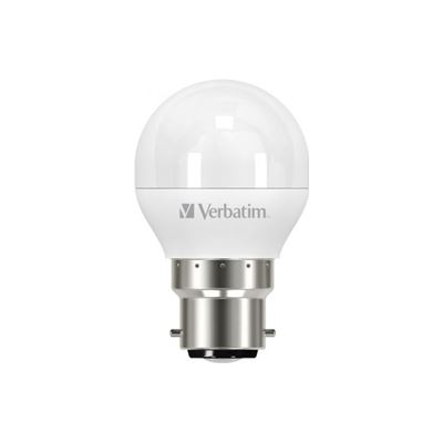 Verbatim LED Mini-classic B22 Frosted Dome 6.2W 470lm 3000K WW (65868)