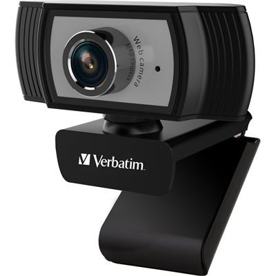 Verbatim 1080p Full HD Webcam - Black/Silver (66614)