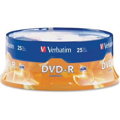 Verbatim DVD-R 25pk Spindle - 4.7GB 16x (95058)