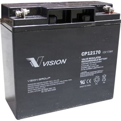 Vision CP12170 12V 17AH Battery - Two of these is equal to (CP12170)