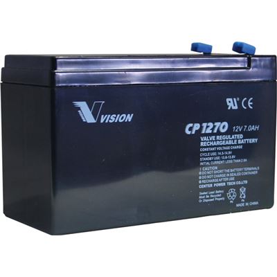 Vision CP670, 6V 7AH battery APC RBC Compatible (CP670)