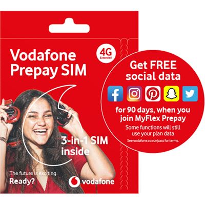 Vodafone Hangsell Prepay Triple SIM card (VF-TFF-PP-ONE-LGE)