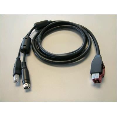 Vpos CABLE PRINTER 24V PUSB TO HOSIDEN & USB B 1.8M BLK (CADIUSB24V)