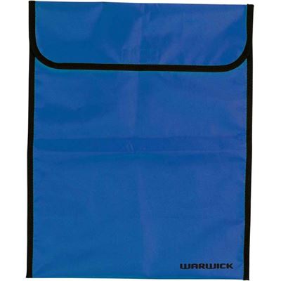 Warwick Homework Bag XL 450x360mm Velcro Blue Fluoro (201478)
