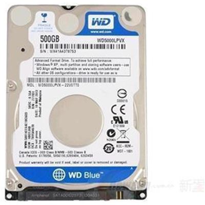 WD Blue Mobile Series 2.5" 500GB SATA3 8M Internal HDD (HDDWD6505R)