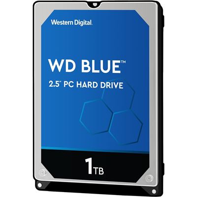 WD BLUE INTERNAL 2.5" MOBILE SATA DRIVE, 1TB, 6GB/S (WD10SPZX)