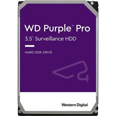 WD Purple 12TB 3.5' Surveillance HDD 7200RPM 256MB SATA3 (WD121PURP)