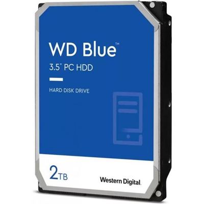 WD Blue 2TB 3.5' HDD SATA 6Gb/s 7200RPM 256MB Cache SMR (WD20EZBX-P)