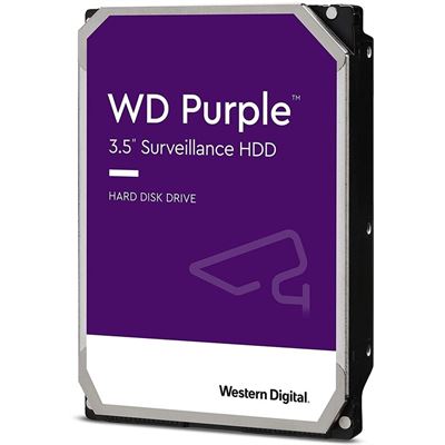 WD Purple 2TB 3.5' Surveillance HDD 5400RPM 64MB SATA3 (WD20PURZ-P)