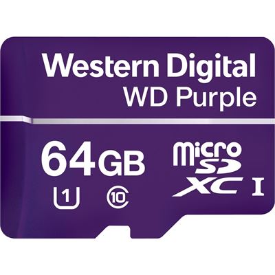 WD Purple Micro SD 64Gb (WDD064G1P0A)