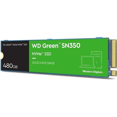 WD New Western Digital WD Green SN350 480GB NVMe SSD (WDS480G2G0C)