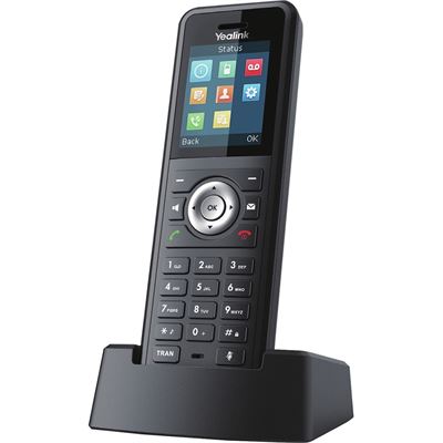 Yealink DECT IP PHONE WITH COLOUR SCREEN -RUGGED DECT HANDSET (W59R)