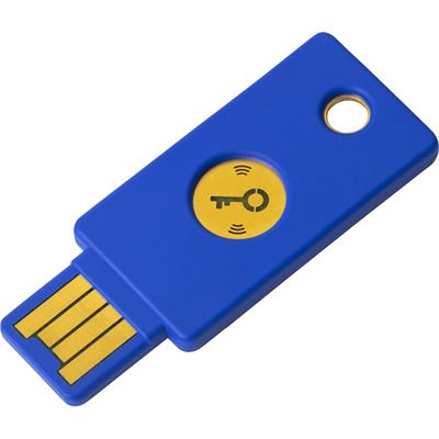 Yubico YUBIKEY 2FA SECURITY KEY BLUE NFC (5060408461952)