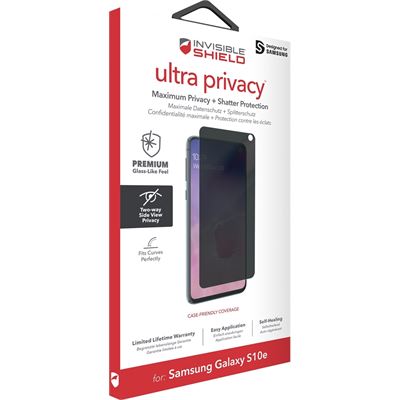 ZAGG InvisibleShield Ultra Privacy Samsung S10e Screen (200202665)