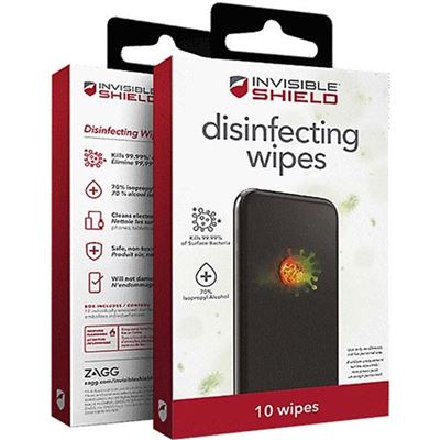 ZAGG InvisibleShield Antimicrobial Wet Wipe 10 Pack (209805899)