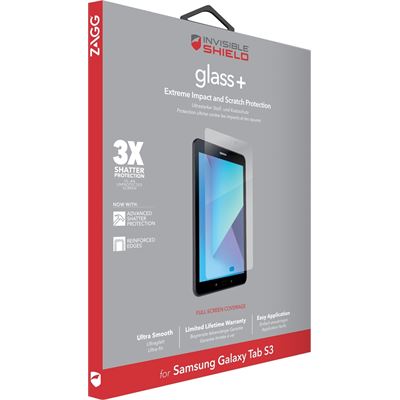 ZAGG InvisibleShield Glass+ Samsung Galaxy Tab S3 Screen (GT3LGS-F00)