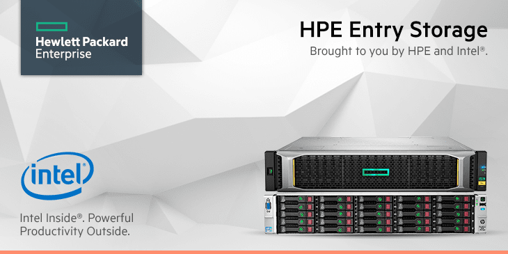 HPE Entry Storage - Brought to you by HPE and Intel