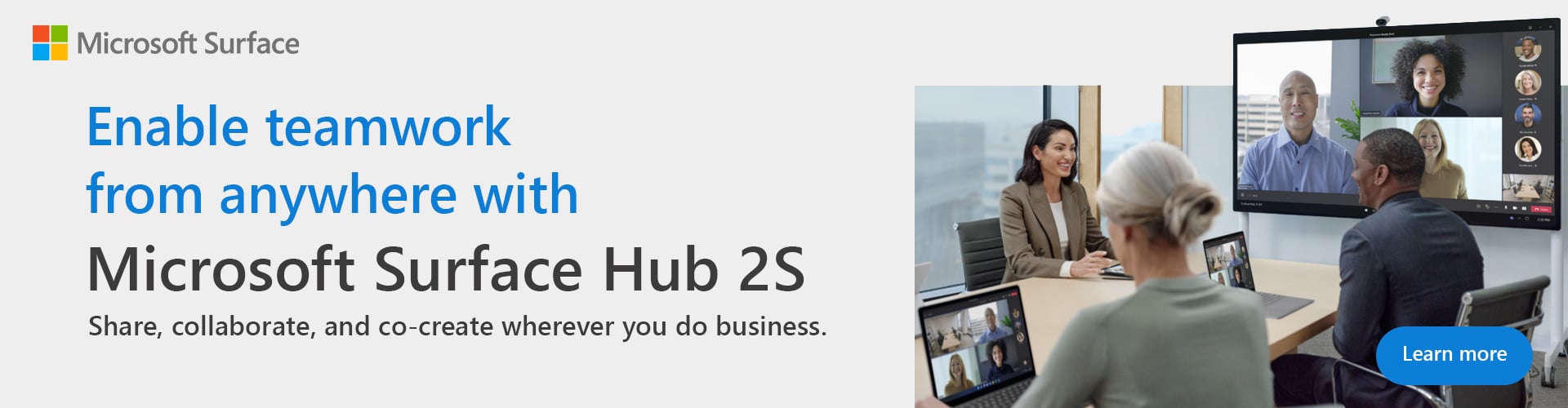 Introducing Surface Hub 2S - now available at Acquire