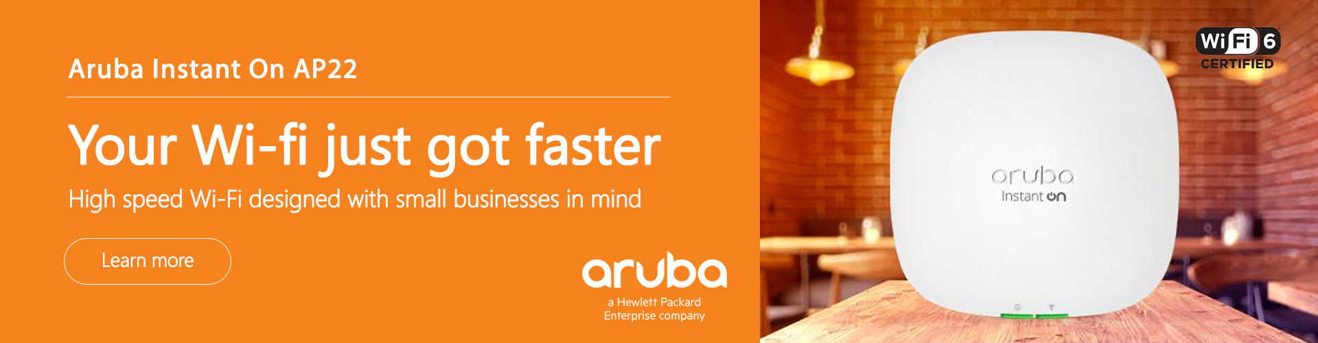 Aruba Instant On AP22 - High speed WiFi designed with small businesses in mind